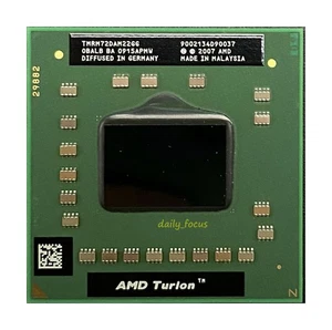 AMD RM-72 X86 TMRM72DAM22GG Mobile Turion64 X2 Socket S1 K8 2.1GHz CPU Processor - Picture 1 of 4