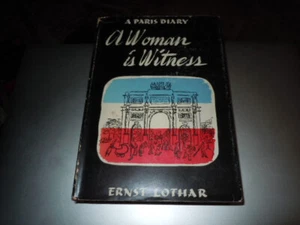 A Woman is Witness by Ernst Lothar. 1941 HC/DJ - Picture 1 of 15