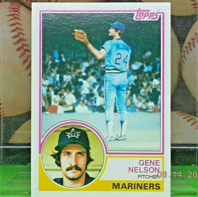1983 TOPPS Baseball Card # 106 *** GENE NELSON *** Seattle Mariners - Image 1 of 2