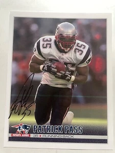 New England Patriots Patrick Pass Autographed 8.5 x 11 Photo Official Patriots - Picture 1 of 1