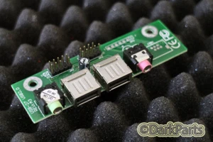 USB-27 REV:A3 Front USB Audio Jack Port i/o Panel Board - Picture 1 of 1