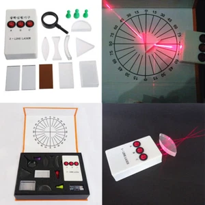 Optical Concave Convex Lens Prism Set Physical Optical Kit Laboratory Equipment - Picture 1 of 12