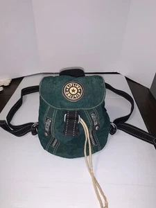 Kipling Vintage Drawstring Climber’s Backpack, Crossbody Bag: Green - Picture 1 of 12