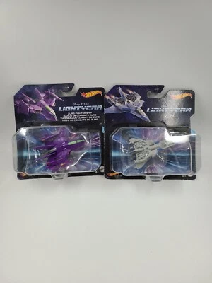 Hot Wheels Disney Pixar Lightyear XL-01 Zurg Fighter Ship Lote de 2 Novo - Imagem 1 de 4