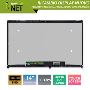 Display 14.0 kompatibel Lenovo IdeaPad Flex 5-14ITL05 82HS 30pin FHD Touch - Bild 1 von 6