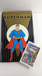 Archive Editions Superman Volume 2 DC 1990 First Print Hardcover with mini comic - Picture 1 of 11
