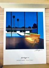 Hiroshi Nagai poster "Party Freaks" Autographed limited edition Yellow