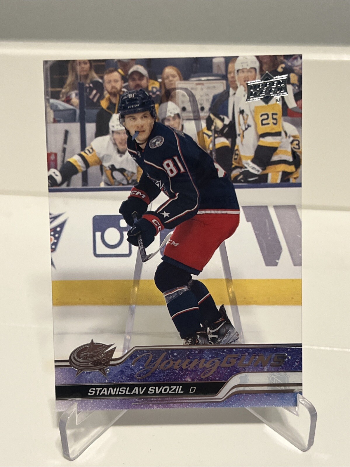 2023-24 Upper Deck Young Guns Clear Cut #461 Stanislav Svozil Rookie RC