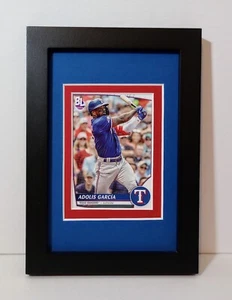 Adolis Garcia Texas Rangers gerahmte Baseballkarte Plakette 2023 Topps Big League 80 - Bild 1 von 4