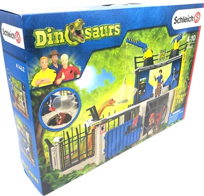 SCHLEICH DINOSAURIOS DINOSAURIOS ESTACIÓN DE LABORATORIO DE INVESTIGACIÓN CIENCIA JUGUETE JUEGO 33 PIEZAS 41462 Foto 1 de 4