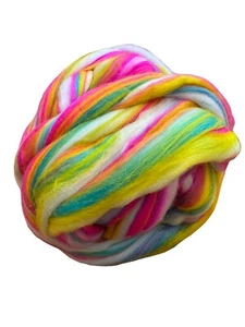 Neon: Merino Wool Top. Roving to spin or felt. 1lb. - Picture 1 of 3