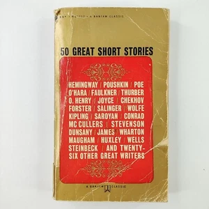 50 GREAT SHORT STORIES Edited by MILTON CRANE (1976, Mass Market) Vintage Book - Picture 1 of 24
