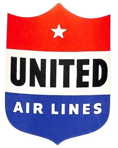 Delta Airlines Shield Die Cut Red White Blue - Luggage Label - Picture 1 of 2