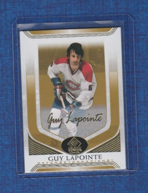 2020-21 Upper Deck SP Signature Edition Legends Gold # 37 Guy Lapointe - Image 1 of 2
