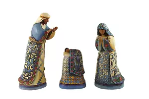 Jim Shore Heartwood Creek A Saviour Is Born blaue Krippenfiguren - Bild 1 von 11