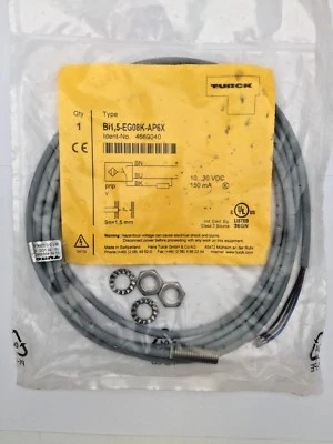 Turck Bi1,5-EG08K-AP6X 4669040 Inductive Proximity Sensor 1,5mm 150mA 10-30vdc - Image 1 of 4