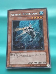 Yugioh Karte - Abgrundtiefer Königshark - TAEV-DE084 - Secret Rare - Unlimited Ed. - LP - Bild 1 von 2