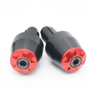 Motorcycle CNC Storm Bar Ends Red For Ducati HYPERMOTARD 796 10 11 12 13 14 - Picture 1 of 7
