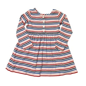 Hanna Andersson Day Play Multi Stripe Dress Size 5 - Picture 1 of 5