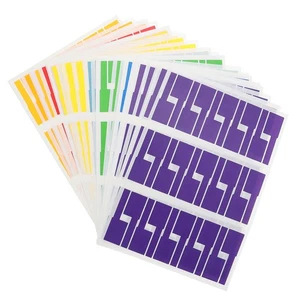 20 Sheets Kabeletikettaufkleber Kordeletikett Kabelmanagement-Etiketten - Afbeelding 1 van 10