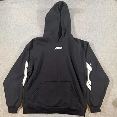 Sudadera con Capucha Pacsun Fórmula 1 F1 Mediana Negra Pullover Bolsillo Pesado Carreras Foto 1 de 4