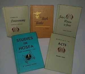 5 Vntg. Convention Press Sunday School Books Johns Witness To Jesus, Acts,3 More - Picture 1 of 24