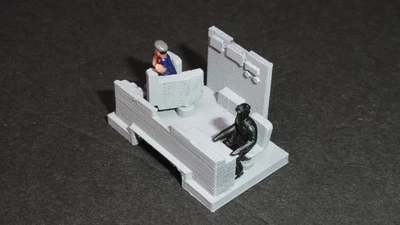 3D Printed GP,SD Locomotive Series Custom Cab Interior .HO . RARE - Image 1 of 4
