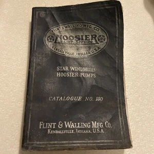 1931 Flint & Walling Mfg. Co. Star Windmills, Hoosier Pumps, No 150 Antique Book - Picture 1 of 15