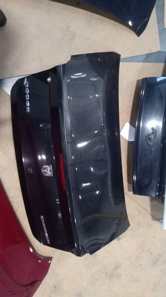 Dodge Charger 2010 cubierta tapa maletero negro OEM 05170834AC usado 285 k millas Foto 1 de 2