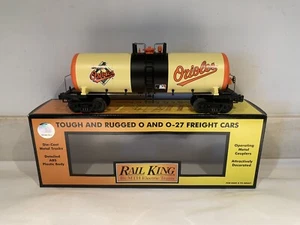 MTH RAILKING BALTIMORE ORIOLES MODERN TANK CAR 30-73154! O GAUGE TRAIN MLB - Picture 1 of 11
