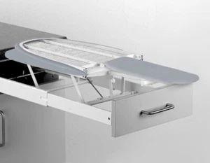 Häfele Ironfix Bügeltisch hinter Schublade silber Bügelbrett klappbar 950 mm - Bild 1 von 8