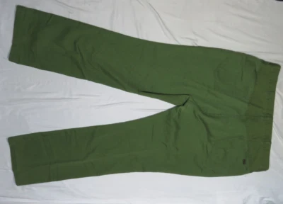 SEARS PERMA-PREST MENS JEANS 41X33 GREEN VINTAGE 12 GAUGE BUTTON ROEBUCKS VTG - Image 1 of 3