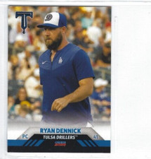 2022 Tulsa Drillers (Double A-Los Angeles Dodgers) Ryan Dennick