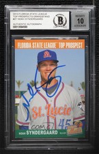 2013 Grandstand Florida State League Top Prospects Noah Syndergaard Auto