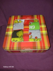 Dr. Seuss The Grinch Mens Crew Socks 8 Pair And Gift Tin Christmas Holiday NWT - Picture 1 of 5