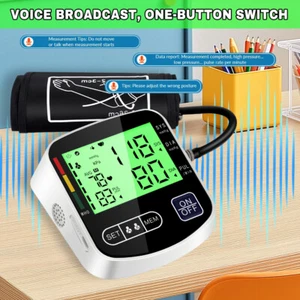 Medidor de Presion Arterial Maquina para Medir la Presión Monitor LCD Pantalla - Picture 1 of 10