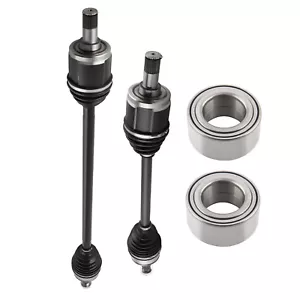 4xFront Pair CV Axle +Bearings For Honda Accord L4 2003 2004 2005 2006 2007 - Picture 1 of 12