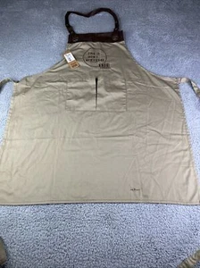 Artisan Collection by Reprime RP123 Espresso Brown Engraved Logo/Name Bib Apron - Picture 1 of 13