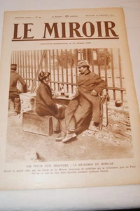 GUERRE 14 18-WW 1-LE MIROIR N°44 MORTIER DE 280 SENLIS TIRAILLEURS ALGERIENS - Picture 1 of 1