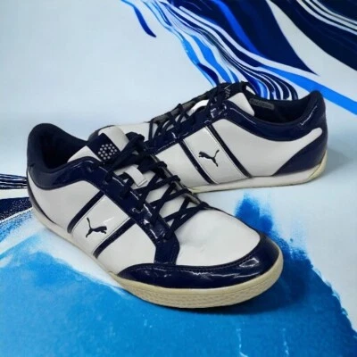 Zapatos de golf Puma azul blanco Everfoam para mujer con cordones tacos 187591-03 talla 9 1/2 Foto 1 de 4