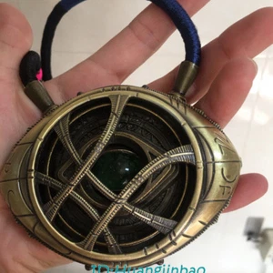 Doctor Strange Eye Of Agamotto 1/1 Night Light Painted Metal Necklace Collection - Picture 1 of 9