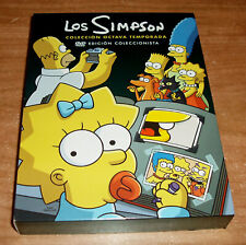 The Simpsons 8ª Season Complete 4 DVD 25 Episodes Only Unsealing R2
