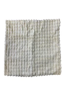 X 2 Throw Pillow Cushion Cover Miulee Modern 40x40cm Fur Cover White ST9D N - Picture 1 of 7