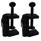 Secure Your Mic Desk Lamp or Flash with Sturdy Clamp Bracket Pack of 2