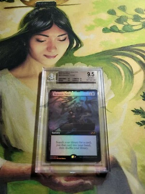 Mtg Foil Demonic Tutor. BGS 9.5 GEM MINT. Q++. Ultimate Masters Box-Toppers... - Image 1 of 4