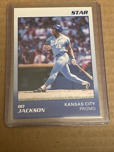 Bo Jackson 1989 Star Company Blank Back Promo - Royals