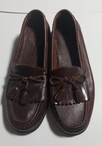 DUCK HEAD KILTIE BRAUN LEDER QUASTEN HALBSCHUHE HERREN GRÖSSE 10M #239212 - Bild 1 von 9