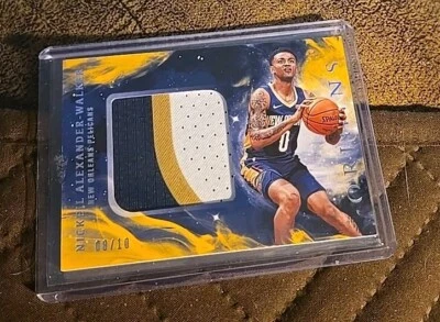  2019-20 Origins Nickeil Alexander Walker jumbo color jersey patch relic 8/10 - Image 1 of 2