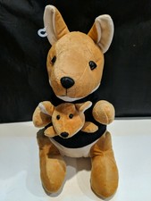 Dish Network Hopper Kangaroo Plush 12" Steven Smith. With Baby Joey 