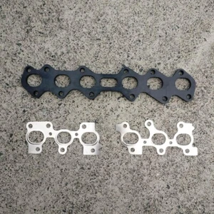 TURBO EXHAUST MANIFOLD FLANGE + MLS GASKET for TOYOTA SUPRA 2JZ-GTE2JZ JZA80 VVT - Picture 1 of 2